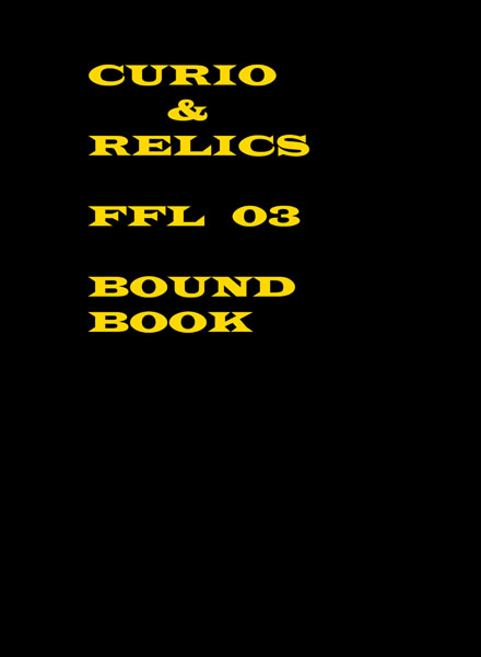 Curio & Relics FFL 03 Bound Book